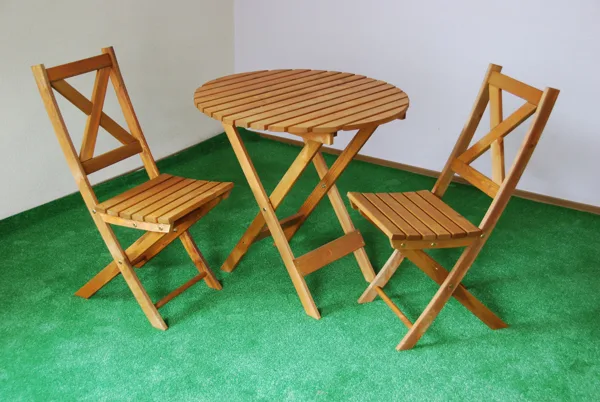 Komplekts "PICNICK" ar apaļo galdu